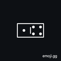 Domino Tile Horizontal-01-04 Symbol