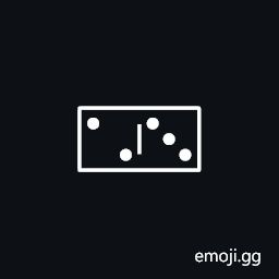 Domino Tile Horizontal-02-03 Symbol