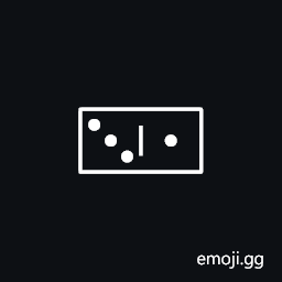 Domino Tile Horizontal-03-01 Symbol
