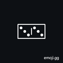 Domino Tile Horizontal-03-03 Symbol