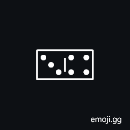 Domino Tile Horizontal-03-04 Symbol