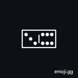 Domino Tile Horizontal-03-06 Symbol