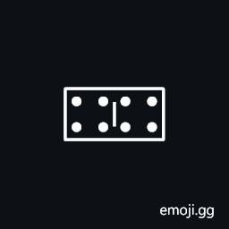 Domino Tile Horizontal-04-04 Symbol