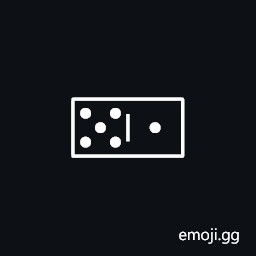Domino Tile Horizontal-05-01 Symbol
