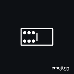 Domino Tile Horizontal-06-00 Symbol