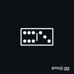 Domino Tile Horizontal-06-03 Symbol