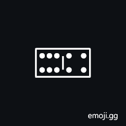 Domino Tile Horizontal-06-04 Symbol