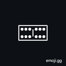 Domino Tile Horizontal-06-06 Symbol