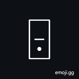 Domino Tile Vertical-00-01 Symbol