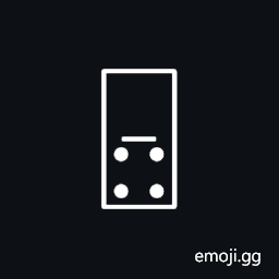 Domino Tile Vertical-00-04 Symbol