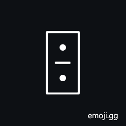 Domino Tile Vertical-01-01 Symbol