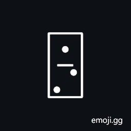 Domino Tile Vertical-01-02 Symbol