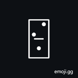 Domino Tile Vertical-02-01 Symbol