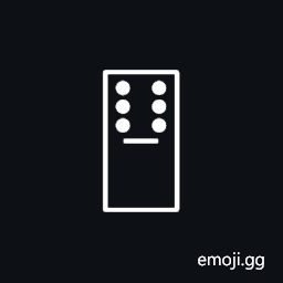 Domino Tile Vertical-06-00 Symbol