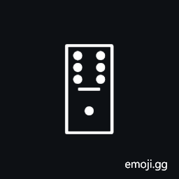 Domino Tile Vertical-06-01 Symbol