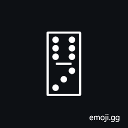 Domino Tile Vertical-06-03 Symbol