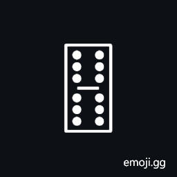 Domino Tile Vertical-06-06 Symbol