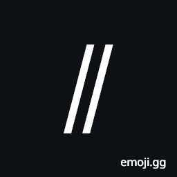 Double Solidus Operator Symbol