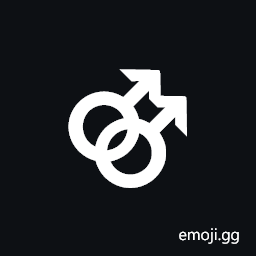Doubled Male Sign Symbol