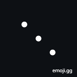 Down Right Diagonal Ellipsis Symbol
