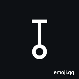 Down Tack with Circle Below Symbol