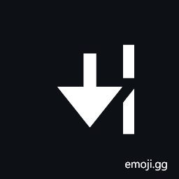 Downwards Arrow And Right One Eighth Block Symbol