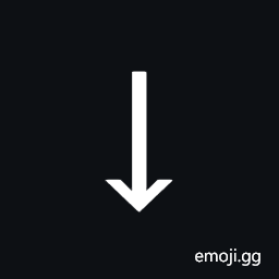 Downwards Arrow Symbol