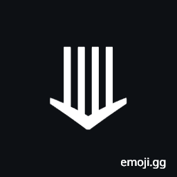 Downwards Quadruple Arrow Symbol