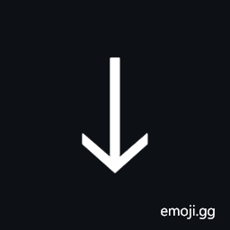 Downwards Sans-Serif Arrow Symbol