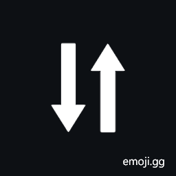 Downwards Triangle-Headed Arrow Leftwards of Upwards Triangle-Headed Arrow Symbol