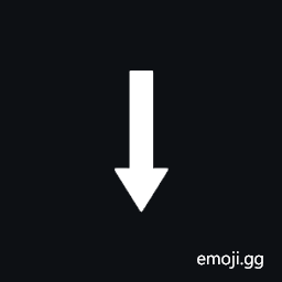 Downwards Triangle-Headed Arrow Symbol
