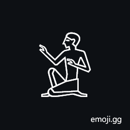 Egyptian Hieroglyph A001 Symbol