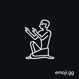 Egyptian Hieroglyph A004 Symbol