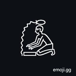 Egyptian Hieroglyph A006a Symbol
