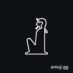 Egyptian Hieroglyph A041 Symbol