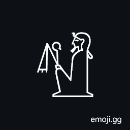 Egyptian Hieroglyph A042a Symbol