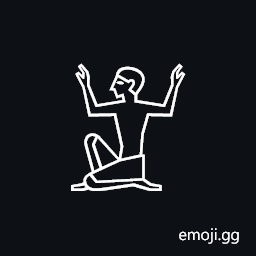 Egyptian Hieroglyph A070 Symbol