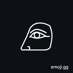 Egyptian Hieroglyph D019 Symbol