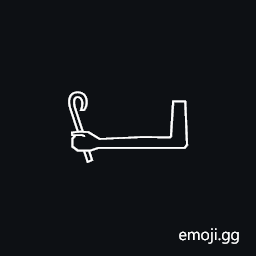 Egyptian Hieroglyph D040 Symbol