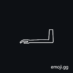 Egyptian Hieroglyph D042 Symbol