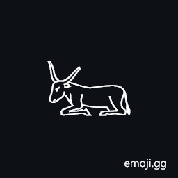 Egyptian Hieroglyph E009a Symbol