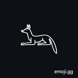 Egyptian Hieroglyph E015 Symbol