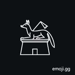 Egyptian Hieroglyph E016a Symbol