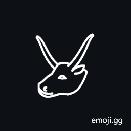 Egyptian Hieroglyph F001 Symbol