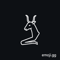 Egyptian Hieroglyph F006 Symbol