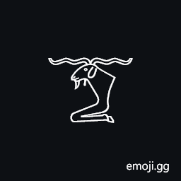 Egyptian Hieroglyph F008 Symbol