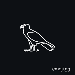 Egyptian Hieroglyph G004 Symbol
