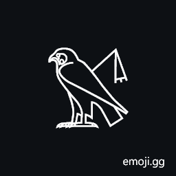 Egyptian Hieroglyph G006 Symbol