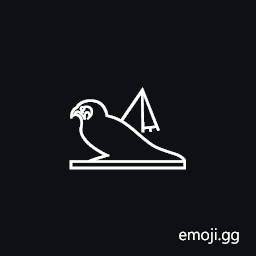 Egyptian Hieroglyph G012 Symbol