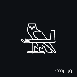 Egyptian Hieroglyph G020 Symbol
